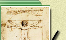"Vitruvio" di Leonardo da Vinci